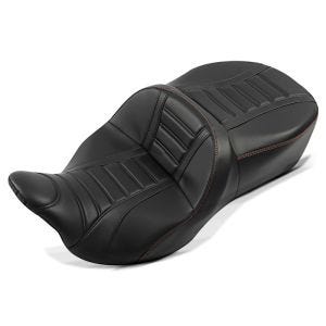Motorsykkelsete Craftride TG3 sete egnet for Harley Davidson Touring 09-24 svart DPLU