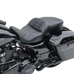 Motorsykkelsete Craftride TG3 sete egnet for Harley Davidson Touring 09-24 svart DPLB2