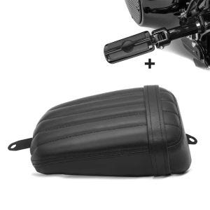 Soziussitz Set für Harley Davidson Softail Street Bob 18-20 mit Fußrasten und Halter Craftride FS1_1