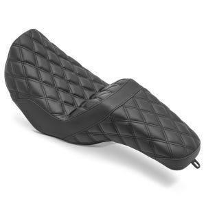 Dobbelt sete egnet for Harley Davidson Sportster 883 Iron 09-20 Duo sete Craftride SP4 svart DPLB4