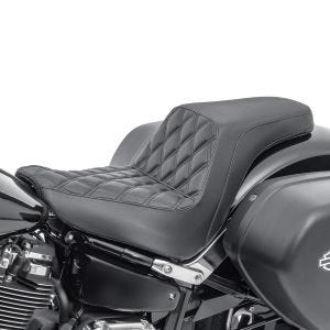 Dobbelt sete egnet for Softail Low Rider / S / ST 18-24 Duo sete Craftride SP4 svart