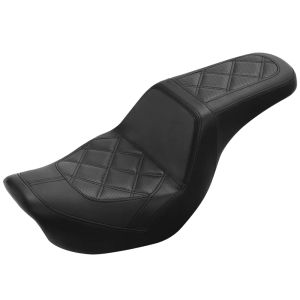Dobbelt sete egnet for Harley Davidson Dyna 06-17 Duo sete sal Craftride SF6 svart