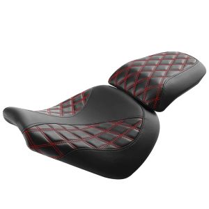 Dobbelt sete egnet for Harley Davidson Fat Boy 18-24 Duo sete sal Craftride FS2 svart