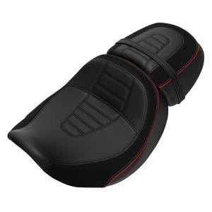 Sete lavprofil egnet for Harley Davidson CVO Road Glide ST 2024 komfortsete Craftride RH19 rød