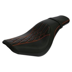 Sete egnet for Harley Davidson Softail Street Bob 18-24 dobbeltsete Craftride LP16 svart