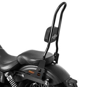 Sissy bar egnet for Harley Davidson Dyna Super Glide Custom 06-15 Craftride Fast Rider-XL svart