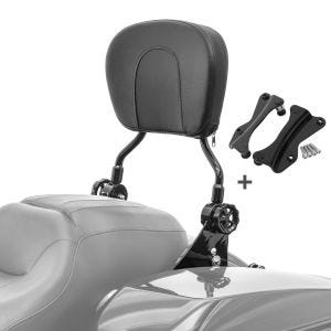 Sissy bar Vario egnet for Harley Davidson Electra Glide Ultra Limited 14-24 med docking svart Craftride