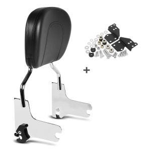 Sissy bar egnet for Harley Davidson Electra Glide Standard 97-08 Craftride Fast Driver-M krom
