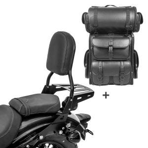 Sissybar CL + Hecktasche LX für Yamaha XV 950 / R 14-20 abnehmbar mit Gepäckträger Craftride_1