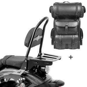 Sissybar CSM + Hecktasche LX für Yamaha XV 950 / R 14-20 abnehmbar mit Gepäckträger Craftride_1