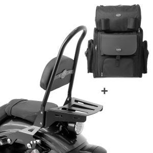 Sissybar CSL + Hecktasche für Yamaha XV 950 / R 14-20 abnehmbar mit Gepäckträger Craftride_0
