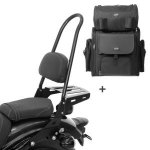 Sissybar CSXL + Hecktasche für Yamaha XV 950 / R 14-20 abnehmbar mit Gepäckträger Craftride_0