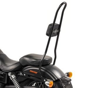Sissy bar XL egnet for Harley Davidson Dyna Street Bob 09-17 SRL svart Craftride