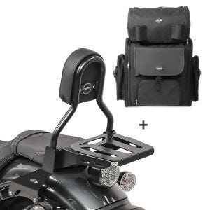 Sissybar CL3 + Hecktasche für Yamaha XV 950 / R 14-20 mit Gepäckträger Craftride_0