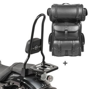 Sissybar XL3 + Hecktasche LX für Yamaha XV 950 / R 14-20 mit Gepäckträger Craftride_1