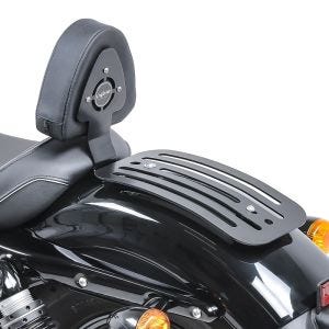 Set Fahrer Rückenlehne Gepäckträger für Harley Sportster 883 R Roadster 04-15 Craftride Sissybar_0