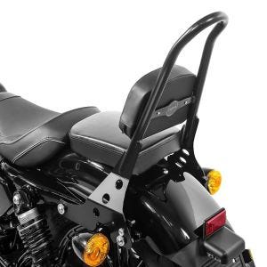 Sissy bar egnet for Harley Davidson Sportster 1200 Nightster 08-12 Craftride Fast Rider-M svart