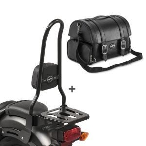 Sissybar XL3 + Hecktasche FP für Yamaha XV 950 / R 14-20 mit Gepäckträger Craftride_1
