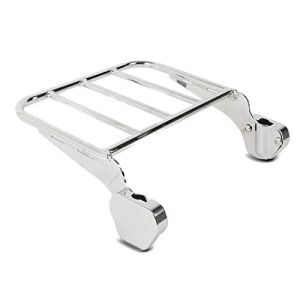 Bagasjehylle for sissy bar passer for Harley Davidson Road King 97-08 krom Craftride