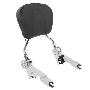 Sissy bar egnet for Harley Davidson Electra Glide Ultra Limited 09-24 Craftride Fast Driver-S krom
