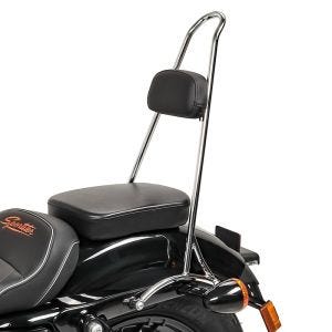 Sissy bar Tall passer for Harley Davidson Sportster 883 R Roadster 04-15 Craftride Rider-XXL krom