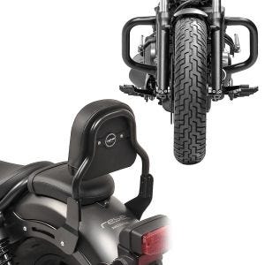 Set Sissy Bar + Sturzbügel für Honda Rebel 500 17-21 Craftride XS3_1