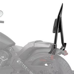 Sissy bar egnet for Indian Scout Bobber 18-23 Craftride SB2 passasjerryggstøtte avtagbar svart