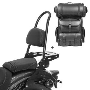 Sissybar CSL + Hecktasche LX für Indian Scout / Sixty 15-20 mit Gepäckträger Craftride_1