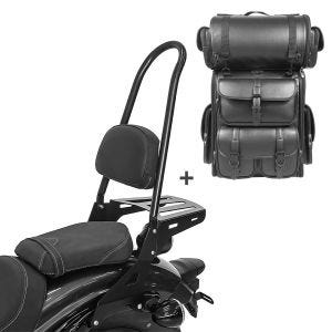 Sissybar CSXL + Hecktasche LX für Indian Scout / Sixty 15-20 mit Gepäckträger Craftride_1