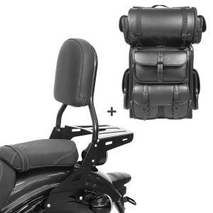 Sissybar CL + Hecktasche LX für Indian Scout / Sixty 15-20 mit Gepäckträger Craftride_1