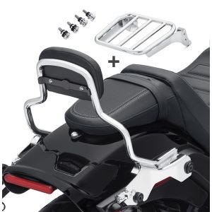 Sissybar für Harley Softail Low Rider / S 18-20 XS mit Gepäckträger und Docking chrom Craftride_1