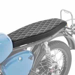 Flat benk som passer til Simson S50 S51 S70 Craftride VS2 sete svart