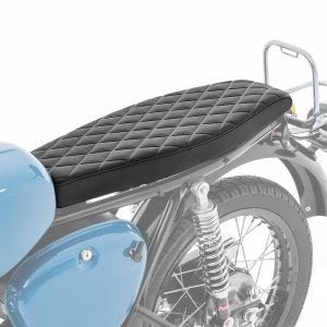 Flat benk som passer til Simson S50 S51 S70 sete Craftride VS5 svart