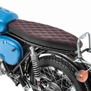 Sitzbank flach passend für Simson S50 S51 S70 Sitz Craftride VS7 schwarz DPL3