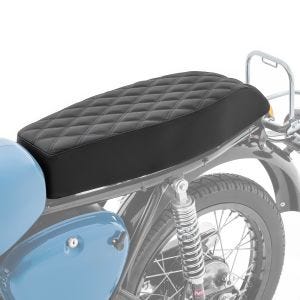 Benk som passer til Simson S51 S50 S70 sete Craftride HS14 svart