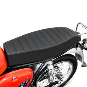 Sete kompatibelt med Simson S51 S50 S70 Craftride HS17 svart DPL1