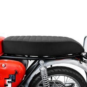 Sete kompatibelt med Simson S51 S50 S70 Craftride HS17 svart DPL4