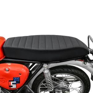 Sete kompatibelt med Simson S51 S50 S70 Craftride HS17 svart DPL5