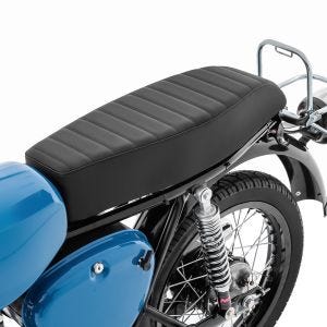 Sete kompatibelt med Simson S51 S50 S70 Craftride HS17 svart DPL6