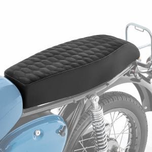 Sete egnet for Simson S51 S50 S70 sete Craftride VN4 honeycomb design svart