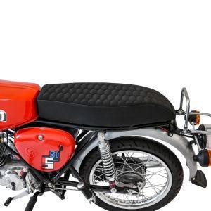 Sitzbank passend für Simson S51 S50 S70 Sitz Craftride VN4 Wabendesign schwarz DPL9