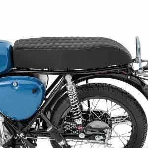 Sitzbank passend für Simson S51 S50 S70 Sitz Craftride VN4 Wabendesign schwarz DPL3