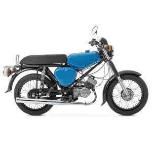 Sitzbank passend für Simson S51 S50 S70 Sitz Craftride VN4 Wabendesign schwarz DPL6