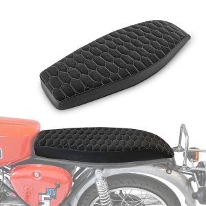 Flat benk egnet for Simson S51 S50 S70 sete Craftride VN5 honeycomb design svart