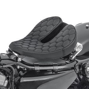 Solosadel egnet for Harley Davidson Sportster 883 Iron 10-20 fjærsal solo sete Craftride SK3 svart
