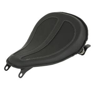 Solosadel egnet for Harley Davidson Dyna / Sportster 07-20 fjærsal solo sete Craftride JD9 svart