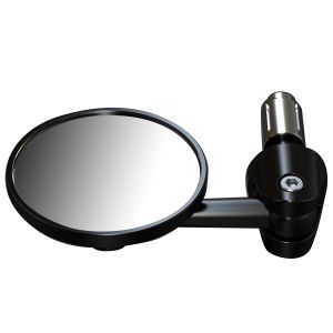 Craftride styreendespeil LS7 konveks vidvinkelspeil svart