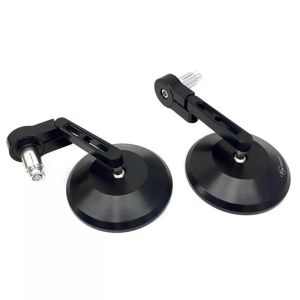 Supermoto speil egnet for Kawasaki Z 800 / 750 / Z H2 Craftride med ECE RL4 par svarte underarmspeil DPLT