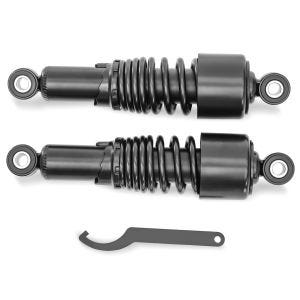 Støtdemper 10,5 tommer egnet for Harley Davidson Sportster 04-20 fjærbeskyttere fra Craftride svart DPLB1