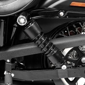 Støtdemper 11" egnet for Harley Davidson Dyna 1991-2017 senking sort Craftride DPLB1